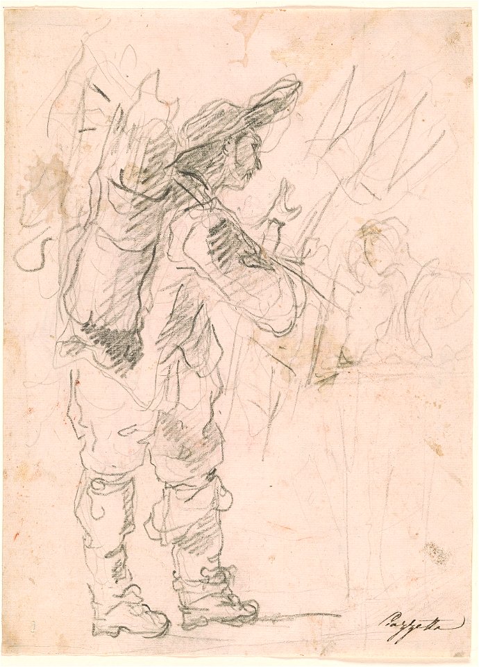 Piazzetta - Sketch of a Peddler, IV, 94b