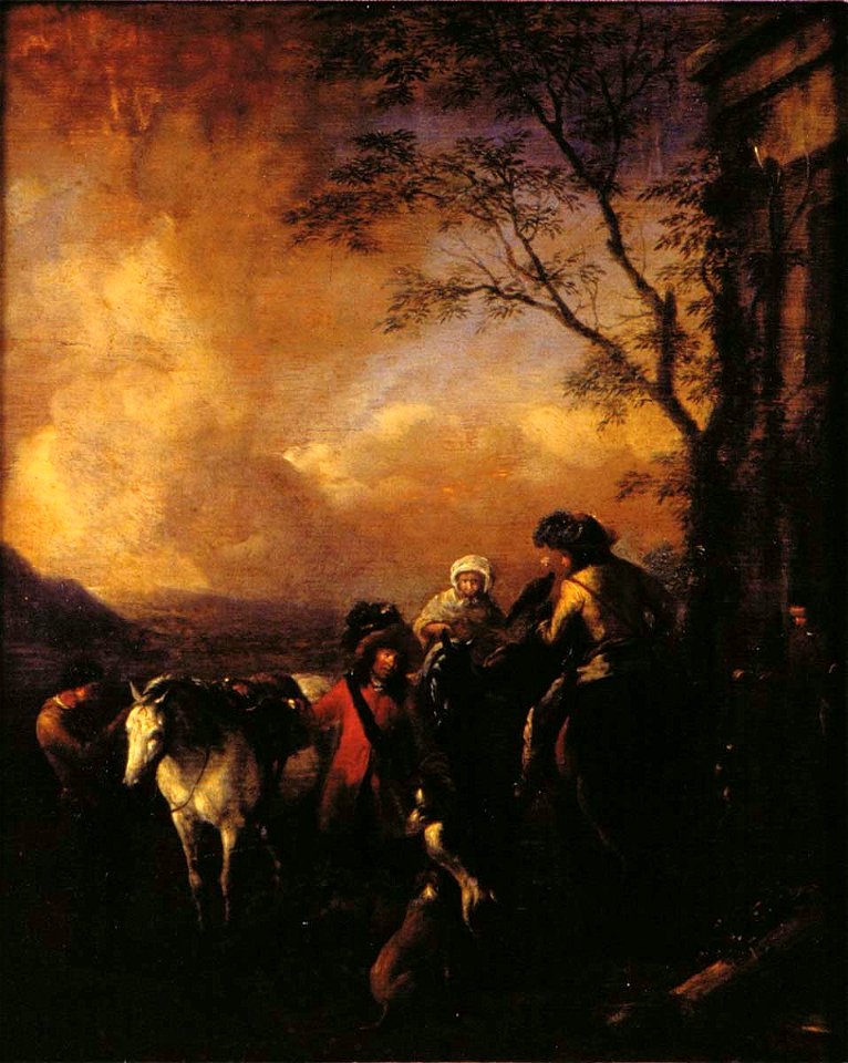 Philips Wouwerman - Cena campestre