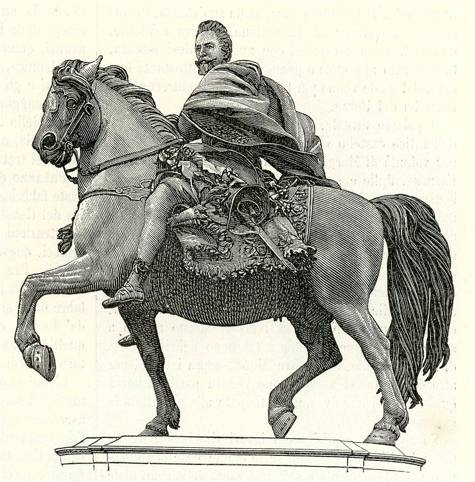 Piacenza statua equestre di Alessandro Farnese