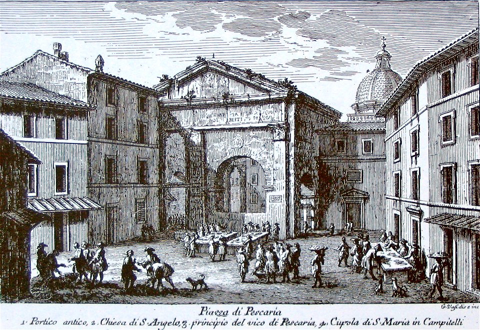 Piazza di Pescaria - Vasi