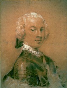 Piazzetta - A Portrait of Ferdinad Ludwig, Count von Oeynhausen- Schulenburg, c. 1730, 1971.327. Free illustration for personal and commercial use.