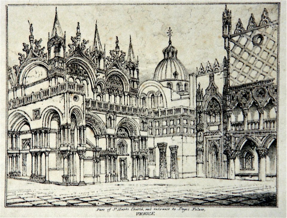 Piazzetta and St Marks Venice Ruskin