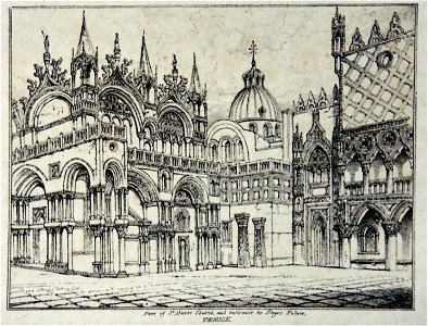 Piazzetta and St Marks Venice Ruskin
