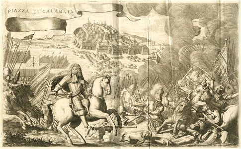 Piazza di Calamata - Coronelli Vincenzo - 1687