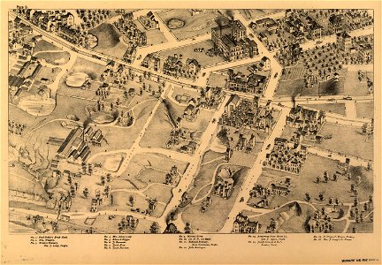 Pictorial St. Louis, the great metropolis of the Mississippi valley; a topographical survey drawn in perspective A.D. 1875, LOC rc01001392-13
