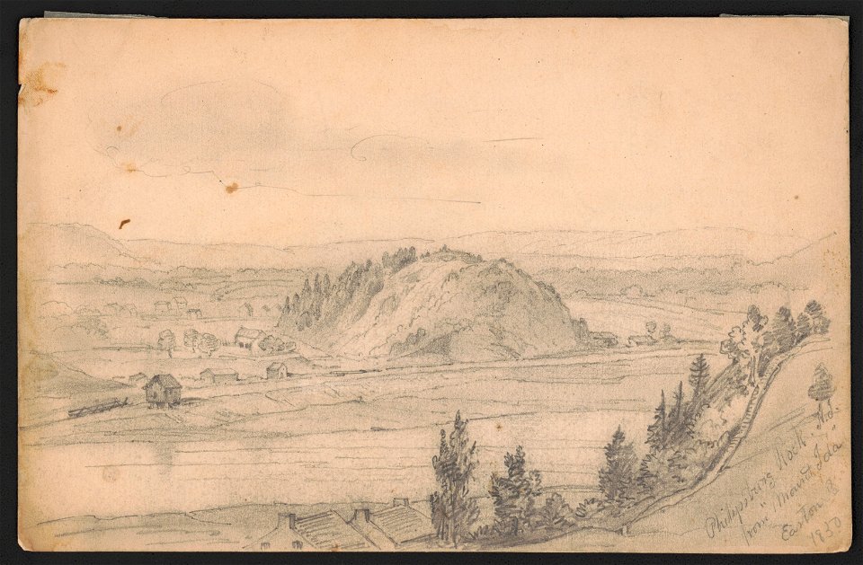 Philipsburg Rock, N.J. from Mount Ida Easton, Pa., 1850 LCCN2016645585