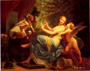 Picou, Henri Pierre - Innocence Seduced by Love - 1886