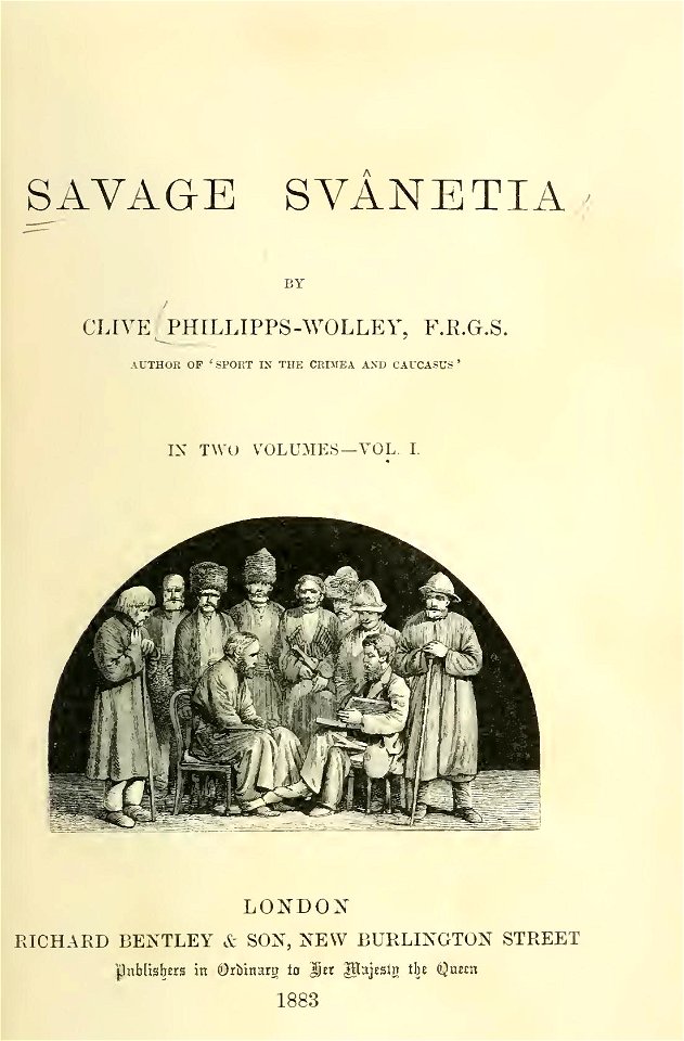 Phillips Wolley, Clive writing Svanetian tales