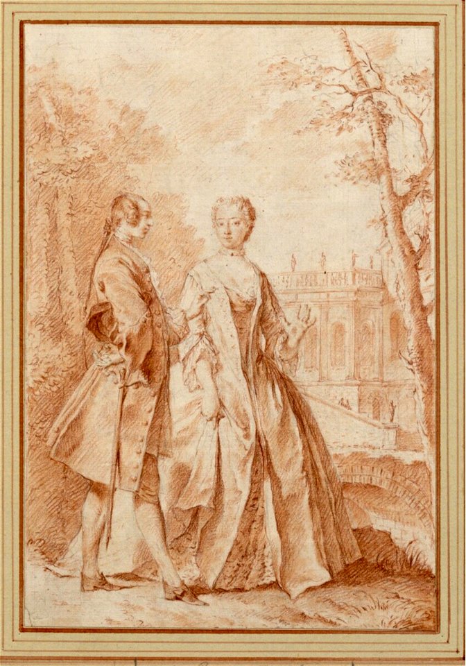 Piazzetta - Francesco Algarotti unterweist eine Dame der Familie Zenobio, 1789