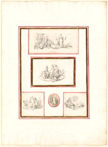 Piazzetta - Five Tailpiece Designs, 1961.123