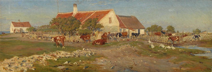 Theodor Philipsen - Nyværk på Saltholm - NG.M.02286 - National Museum of Art, Architecture and Design