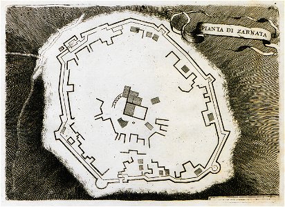 Pianta di Zarnata - Coronelli Vincenzo Maria - 1708