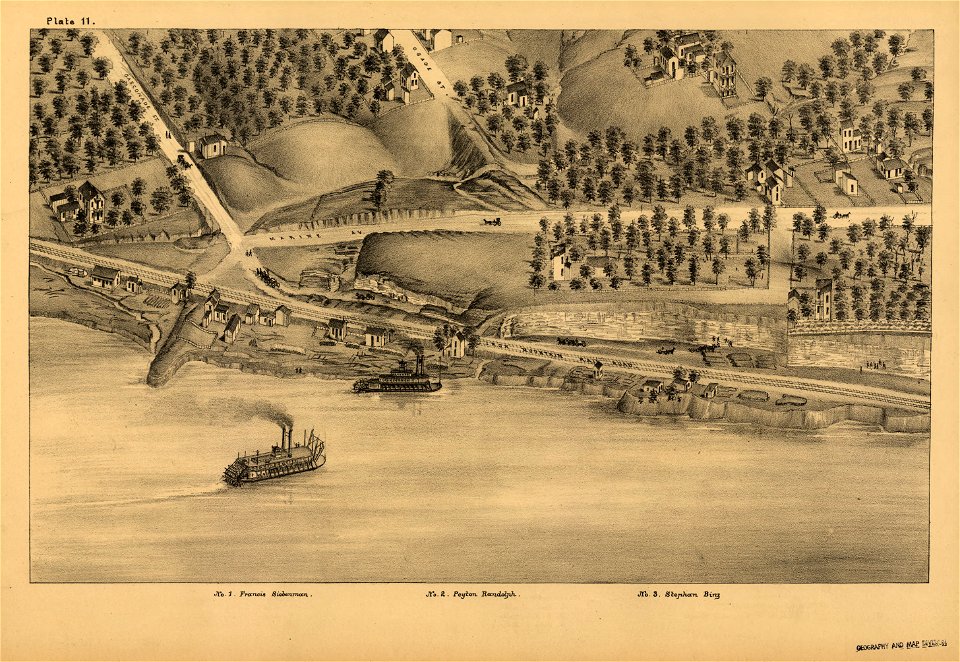 Pictorial St. Louis, the great metropolis of the Mississippi valley; a topographical survey drawn in perspective A.D. 1875, LOC rc01001392-15