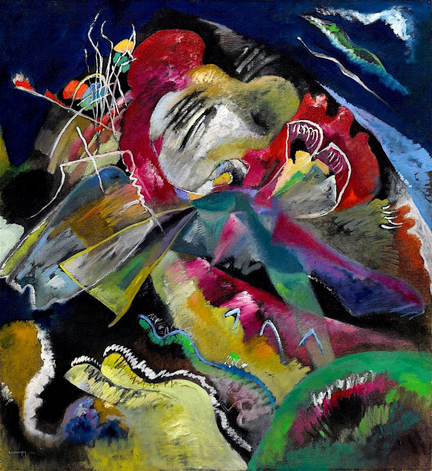 Picture with White Lines (Kandinsky, 1913)