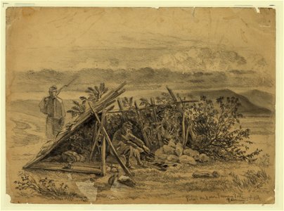 Picket hut, near Freemans Ford LCCN2004661861