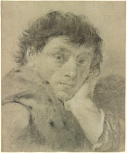 Piazzetta - Portrait of a Man with His Head on His Hand, IV, 94