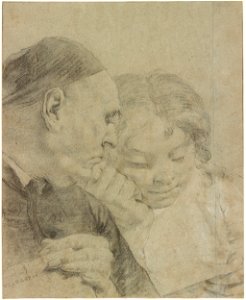 Piazzetta - Study of Two Men's Heads, IV, 93