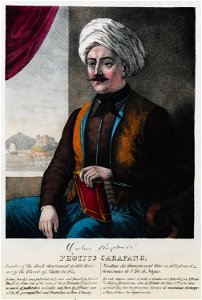 Photius Carapano Senator of the Greek Government in 1822 Governor of the island of Naxia in 1824 - Friedel Adam De - 1830