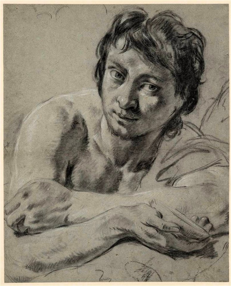 Piazzetta - Johannes der Täufer (Studie für ein Gemälde in Rovigo, Pinacoteca dell’Accademia dei Concordi), C 1933-7