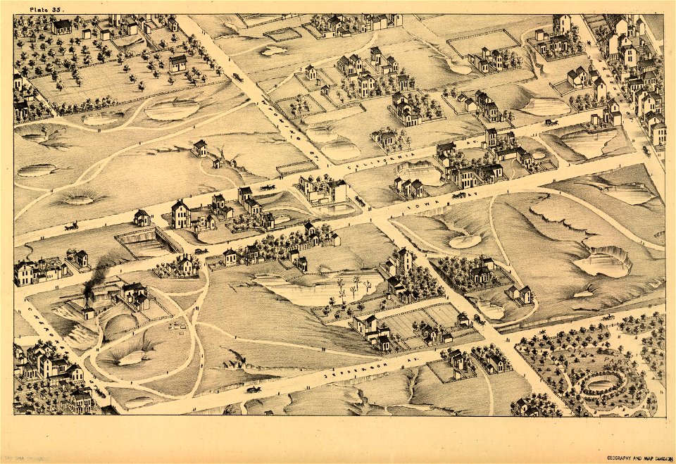 Pictorial St. Louis, the great metropolis of the Mississippi valley; a topographical survey drawn in perspective A.D. 1875, LOC rc01001392-39