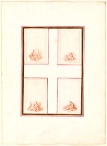 Piazzetta - Four Sketches of Saints and Angels, 1961.1212