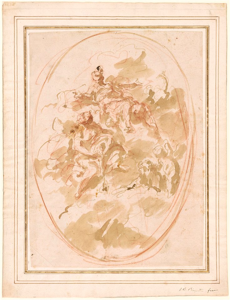 Piazzetta - Juno Asking Venus for Her Magic Girdle (Cestus), 1982.56