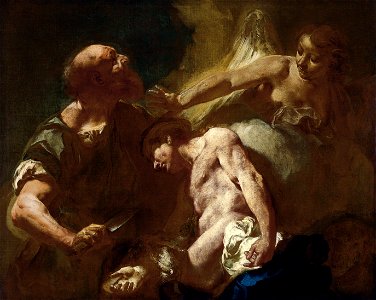 Piazzetta - The Sacrifice of Isaac, ca. 1715, 318 (1980.75)