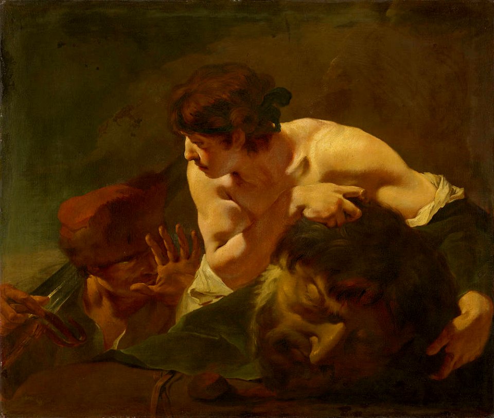 Piazzetta - David mit dem Haupte Goliaths, Um 1738-42, Gal.-Nr. 570