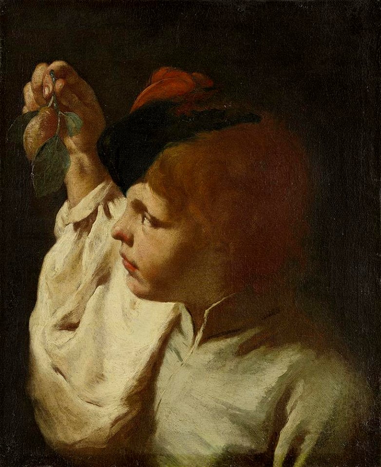 Piazzetta - Boy with a Pear, c. 1740, 1944.34