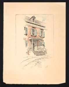 Picturesque New York twelve photogravures from monotypes by C.F.W Mielatz. (No. 1), Van Cortlandt manor house - Mielatz 1901. LCCN2017651511