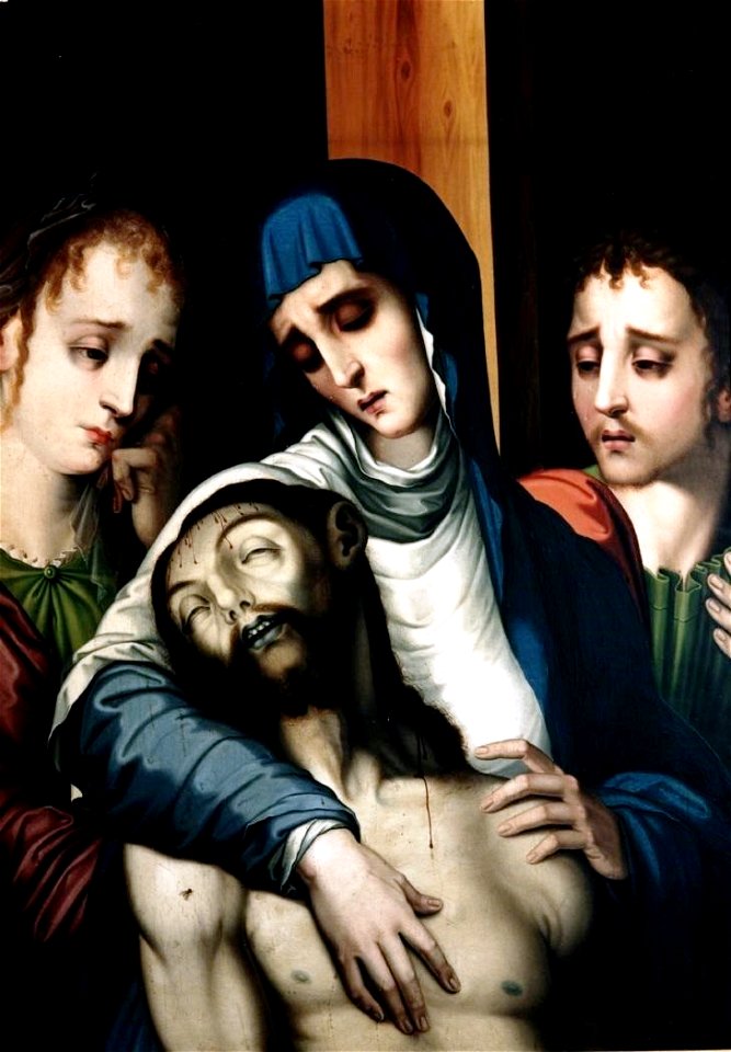 Piedad, del taller de Luis de Morales (Museo Lázaro Galdiano, Madrid)