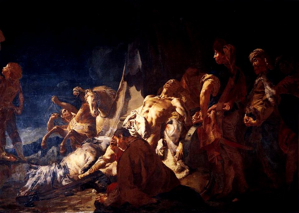 Piazzetta, Giovanni - The Death of Darius - c. 1746
