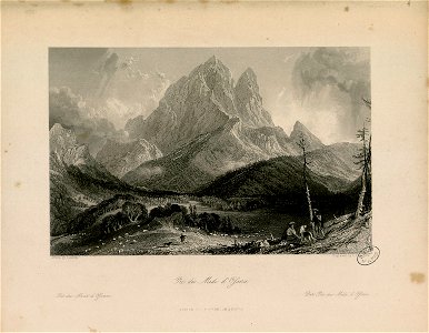 Pic du Midi d'Ossau = Der Pic du Midi d'Ossau - Fonds Ancely - B315556101 A ALLOM 1 004