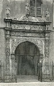 Piacenza porta maggiore del Palazzo dei Tribunali