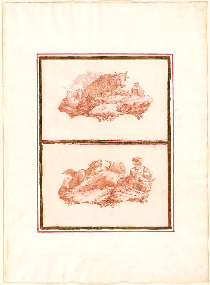 Piazzetta - Two Tailpiece Designs, 1961.1231