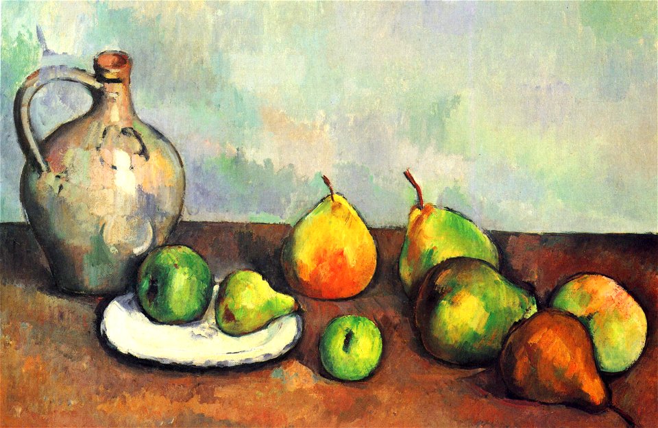Pichet et fruits, par Paul Cézanne, Yorck