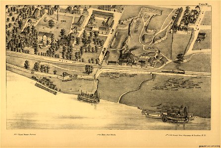 Pictorial St. Louis, the great metropolis of the Mississippi valley; a topographical survey drawn in perspective A.D. 1875, LOC rc01001392-18