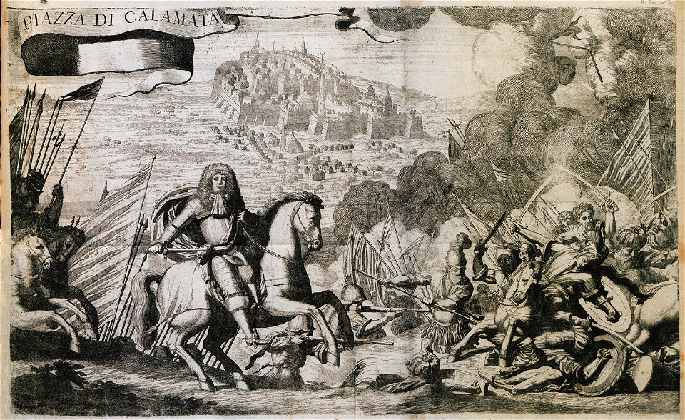 Piazza di Calamata - Coronelli Vincenzo Maria - 1708