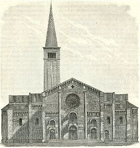 Piacenza nuova facciata del Duomo