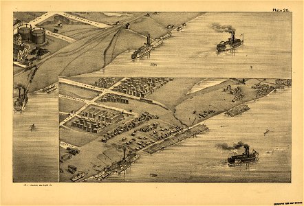 Pictorial St. Louis, the great metropolis of the Mississippi valley; a topographical survey drawn in perspective A.D. 1875, LOC rc01001392-24