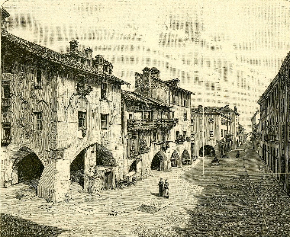 Piazza Virginio in Cuneo