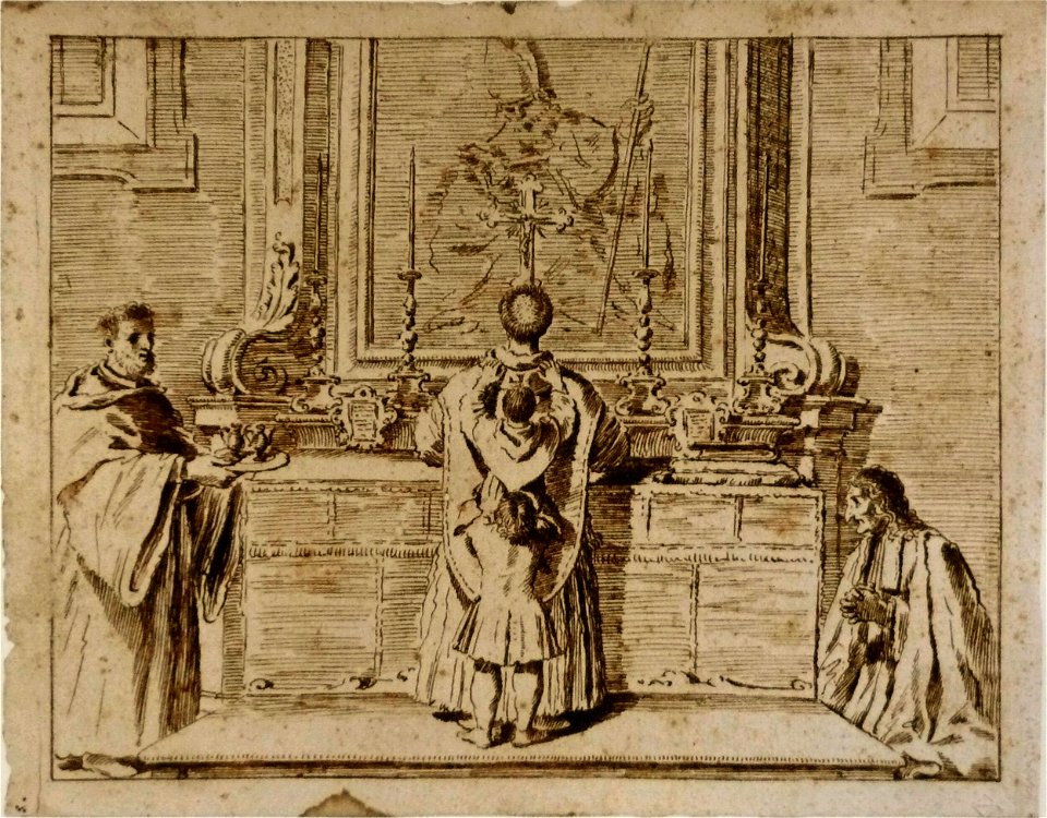Pier Leone Ghezzi - Prêtre