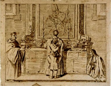 Pier Leone Ghezzi - Prêtre