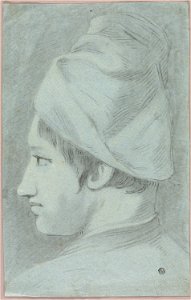 Piazzetta - Head of Boy Wearing Hat in Profile, 1922.908. Free illustration for personal and commercial use.