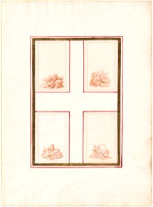 Piazzetta - Four Sketches of Saints, Angels and a Pietà, 1961.129