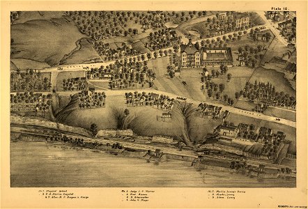Pictorial St. Louis, the great metropolis of the Mississippi valley; a topographical survey drawn in perspective A.D. 1875, LOC rc01001392-16