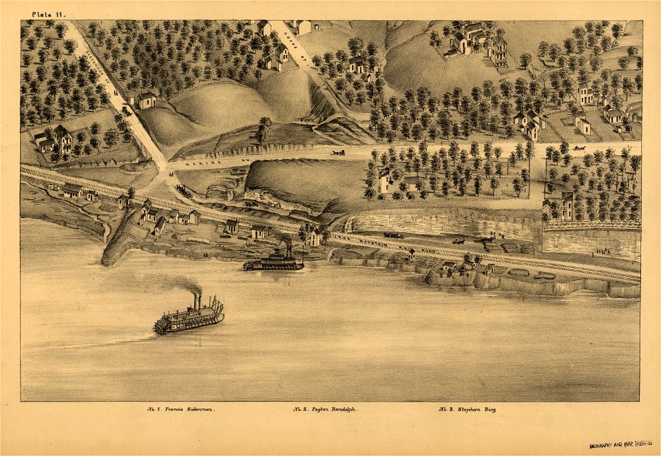 Pictorial St. Louis, the great metropolis of the Mississippi valley; a topographical survey drawn in perspective A.D. 1875, LOC rc01001392-15
