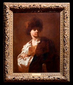 Piazzetta - Portrait of Giacomo in a Fur Hat, 1745, K1811. Free illustration for personal and commercial use.