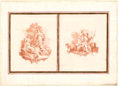 Piazzetta - Two Pastoral Scenes, 1961.1226