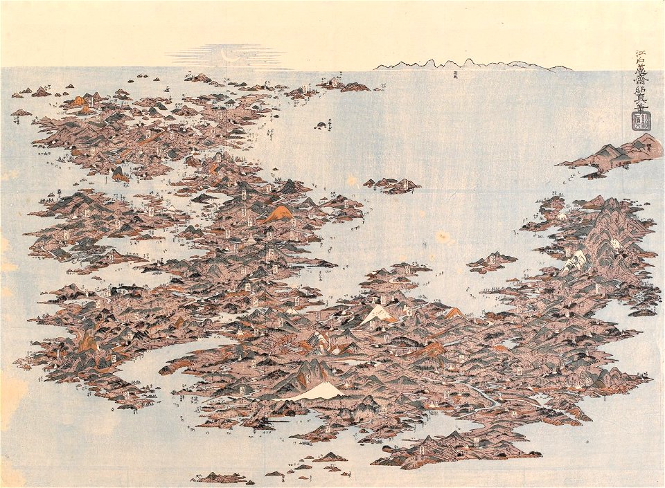 Picture of Famous Places in Japan (Nihon meisho no e) by Kitao Masayoshi, HMA 22073